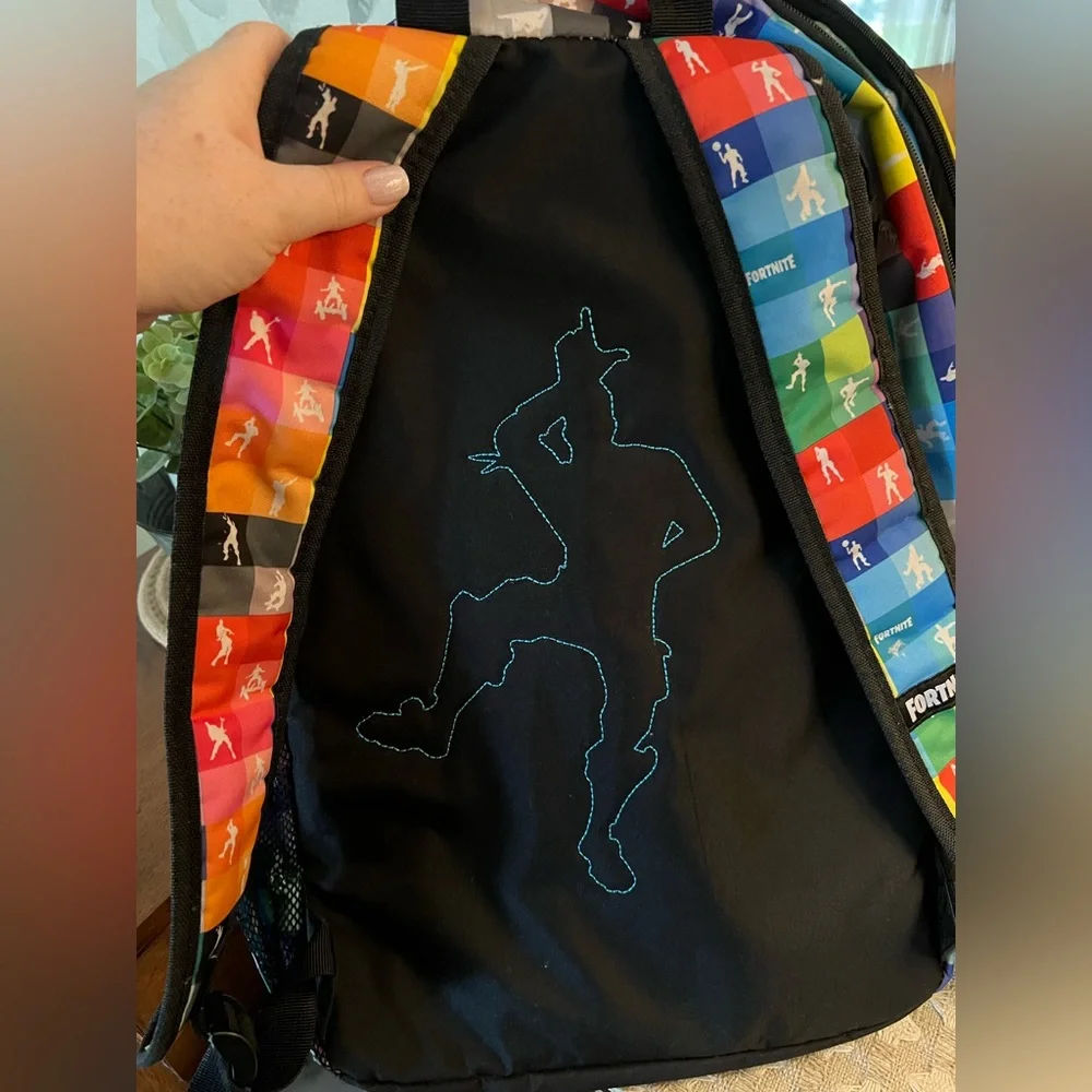 FORTNITE Classic Amplify‎ Backpack Colorful with Pockets & Adjustable Straps